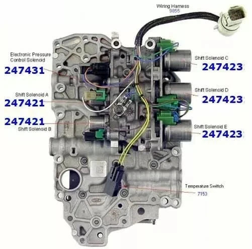FNR5 FS5A-EL TRANSMISSION VALVE BODY with SOLENOIDS FITS MAZDA